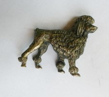 Poodle dog with metal ornaments 209.