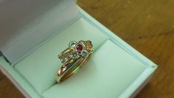 Arany gyűrű / rubin