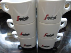 Segafredo hosszú kávés , cappuccinos pohár