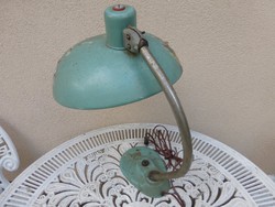 Retró asztali ipari fém lámpa