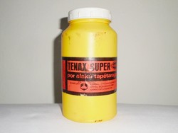 Retro Tenax Super tapétaragasztó műanyag doboz - Kemikál gyártó - 1980-as évekből