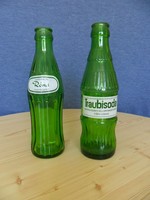 2 db retro üdítős palack (Traubisoda, Róna)