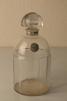Francia Art Deco illatszeres üveg, "Baccarat" márkájú 