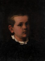 Antik kisfiú portré, 19. század