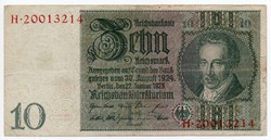 Németország 10 német birodalmi Márka, 1929