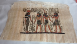 Egyiptomi papirusz kép, 34 x 24 cm
