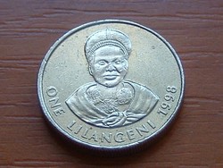 SWAZILAND SZVÁZIFÖLD 1 LILANGENI 1998 #