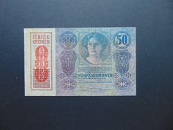 50 korona 1914 Osztrák Felülbélyegzés
