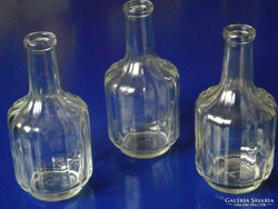 3 db régi üvegpalack olaj-ecet-citrom