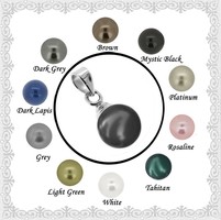 Medálok: Swarovski félig fúrt gömb 925-ös sterling ezüst SME-SW01-2-10 10mm-es több színben
