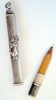 Antik francia ezüstözött ceruza /Johan Faber Paris/