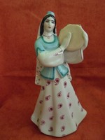 Orosz porcelán táncosnő figura