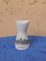 Aquincum porcelán váza Budapest 9 cm (24/d)