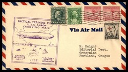 USA Zeppelines levél 1932 AKRON