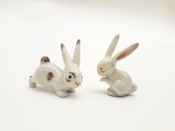 Metzler & Ortloff miniatűr nyuszipár - nyúl, nyuszimuszi figurák