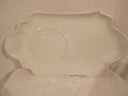 Porcelán - jelzett - antik - Német - reggeliző tálca - csésze, süti tartó - 27 x 15 cm - hibátlan