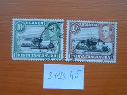 KENYA,UGANDA,TANGANYIKA 10 C + 1/' 1938 1935- VI. GYÖRGY S+ZS45