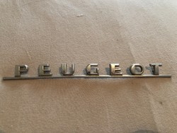 Régi fém Peugeot embléma