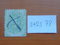 AUSZTRÁLIA 4 P 1902 Numerikus bélyegzők - Fehér mező alján 11.21 $ S+ZS78
