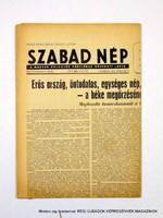 1955 február 27  /  SZABAD NÉP  /  Régi ÚJSÁGOK KÉPREGÉNYEK MAGAZINOK Szs.:  9000