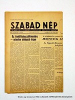1955 február 6  /  SZABAD NÉP  /  Régi ÚJSÁGOK KÉPREGÉNYEK MAGAZINOK Szs.:  9001