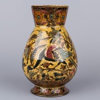 Zsolnay pávás váza, 1884