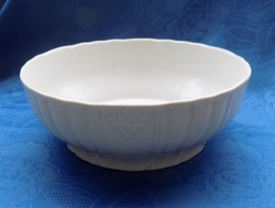 Antik Zsolnay porcelán kínáló tál 21,5 cm (z)