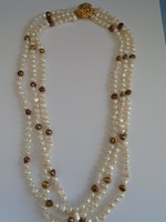 Genuine pearl necklace from Thailand 343.5 ct, the product has a lifetime guarantee...