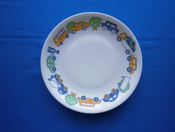 Alföldi porcelán gyerek autós mese lapos tányér