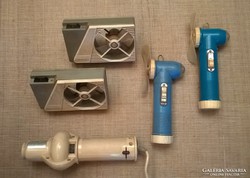 Retro functional hair dryer and fans in one