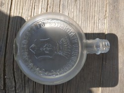 Régi Esterházy családi címeres konyakosüveg flaska