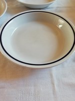 3 db Alföldi porcelán menzás, főzelékes tányér 