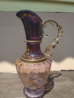 Bécsi barokk karafa kancsó huta üveg