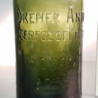 "Dreher Antal Serfőzdéi R.T. Kőbánya 0.45l" sörösüveg (777)