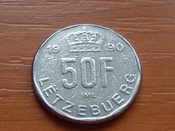 LUXEMBURG 50 FRANK 1990   #