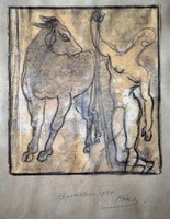 Pór Bertalan (1884-1964): A bika és a férfi