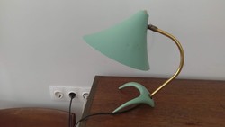 Mid century zöld asztali lámpa