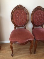 3 darab barok szék+ egy javitásra szorulo ajándék szék.