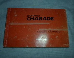 Daihatsu Charade kezelési kézikönyv (személygépkocsi, retro útmutató)