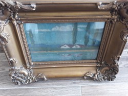 Antique Painting Németh Gy. Signature