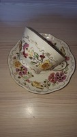 Zsolnay pillangó mintás porcelán teáscsésze jubileumi kiadás
