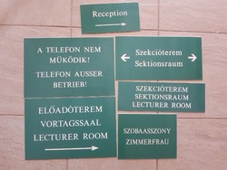 RELIKVIA  Ezüstpart Hotel SIÓFok Szallodai ,Száééodai táblák