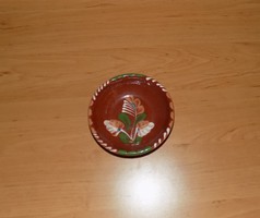 Sárospataki mázas kerámia falitányér 11,5 cm (3p)