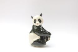 Lomonosov panda mackó - maci porcelán figura
