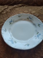 Csodaszép kék barackvirágos lapos tányér 6 darab