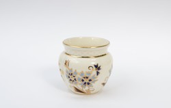 Zsolnay búzavirágos mini váza - kisváza