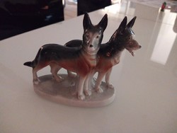 Antik német porcelán kutyák