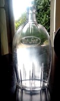 Antik Dit-Gott (Dietrich és Gottschlig) likőrös üveg 24cm