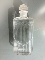 Baeder art deco parfümös üveg régi kölnis üvegdugós palack 20.5 cm
