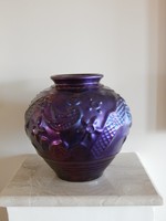 Zsolnay eozin gömböc váza